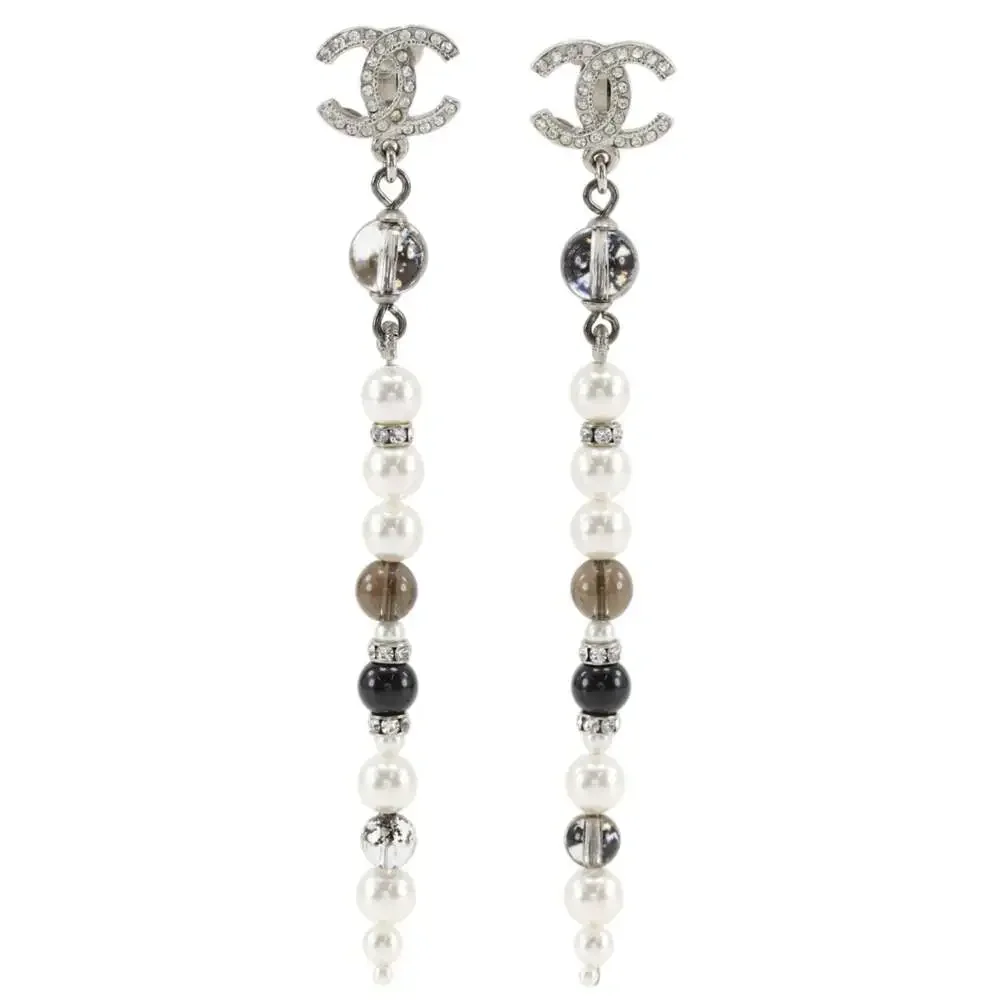 Chanel Cc Logo Clip-On Earrings Metal #266429C11B